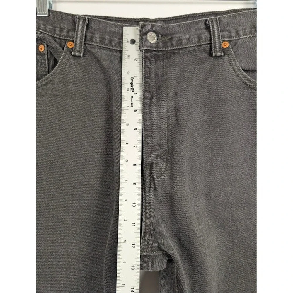Levi's 517 Jeans Mens 38x29 (FITS 37x28) Black 100% Cotton